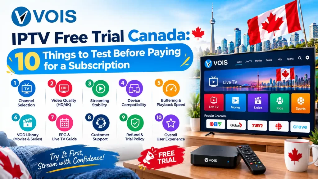IPTV Free Trial Canada